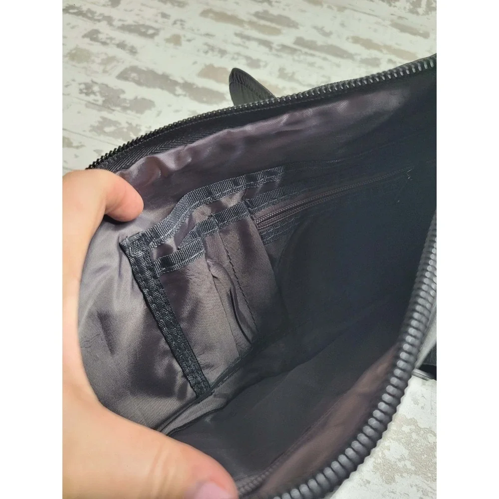 NICGID Men's‎ and Women's Messenger Bag Casual Shoulder and Crossbody Bag Black